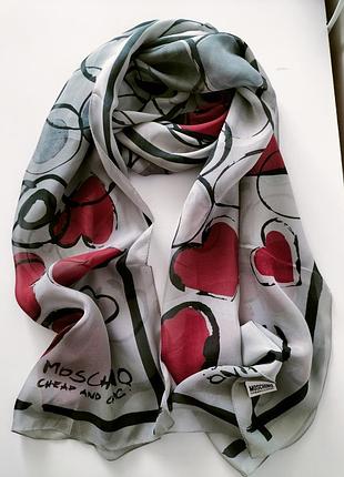 Шарф палантин moschino