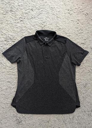 Футболка поло жіноча nike golf zonal cooling, size xl, стан ідеальний, плечі 42 підпахви 57 довжина 71
