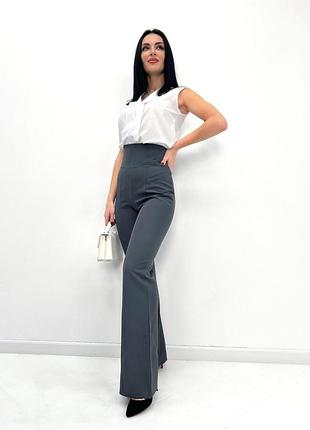 Длинные брюки с высокой талией "salvia", 42-50 р, 4 кол.