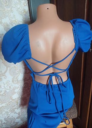 Платье синее🎀 3