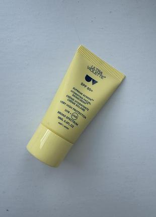 Ultra violette supreme screen hydrating facial skinscreen солнцезащитный крем для лица / spf крем