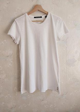Женская футболка maison scotch s-m 44-46р., белый, хлопок