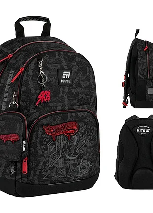 Рюкзак школьный kite education hot wheels skate hw25-585m