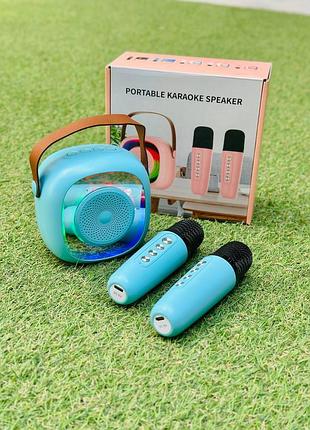 Мікрофони 🎤 2 шт + колонка 🎙️