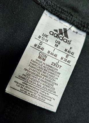 Спортивні бріджі adidas чорні жіночі у відмінному стані м5 фото
