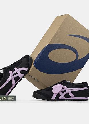 Кроссовки onitsuka tiger mexico 66 black\pink