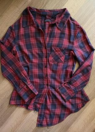 Рубашка в клітинку zara