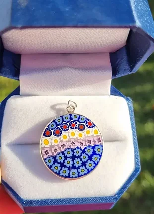 Кулон millefiori з венеціанського скла, мурано.