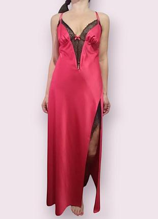 Нічна сорочка жіноча ann summers з шовкового сатину