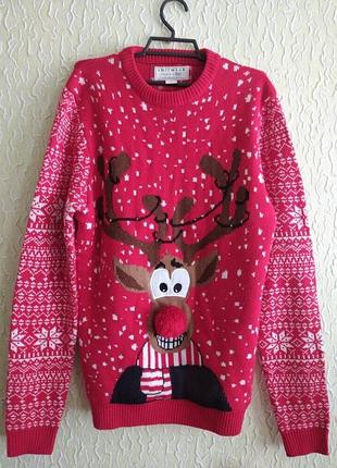 Зимний праздничный мирер, кофточка, knitwear