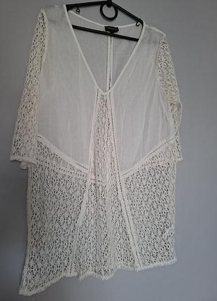 Легкая кружевная туника topshop