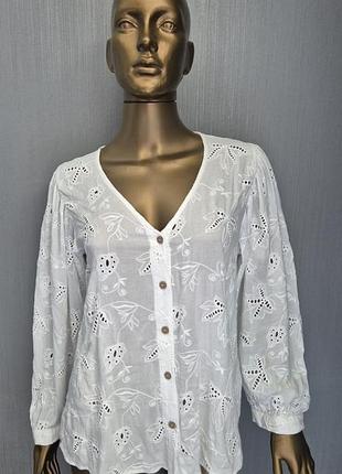 Віскозна блузка рішельє