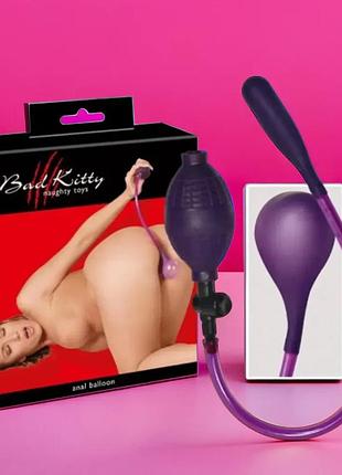 Анальна надувна пробка, розширювач для анального сексу bad kitty anal balloon