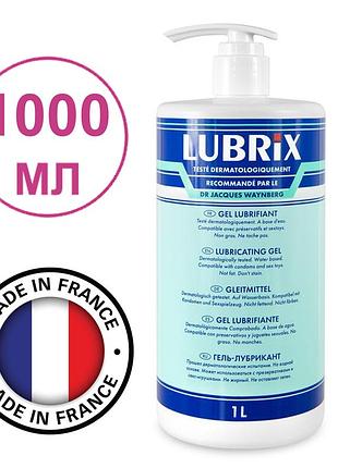 Гель змазка на водній основі для сексу інтимна lubrix 1 л. водний лубрикант для інтиму