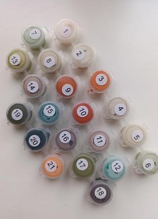 Акриловые краски 🫟 остаток от картины по номерам