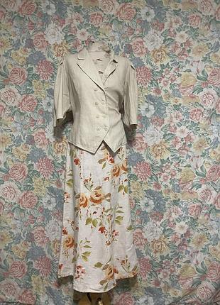 Блуза льон котон 2