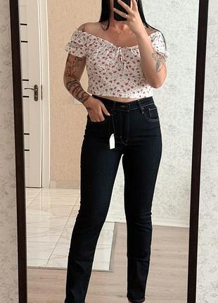 Новые джинсы оригинал levis 724 индиго высокая посадка2 фото