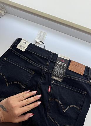 Новые джинсы оригинал levis 724 индиго высокая посадка8 фото