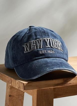 Мужская бейсболка кепка sinsay new york est 1625