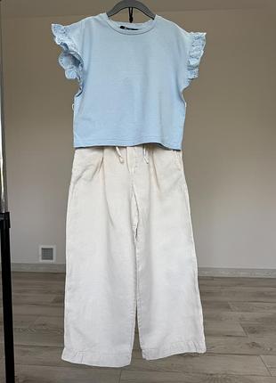 Кюлоти льон zara
