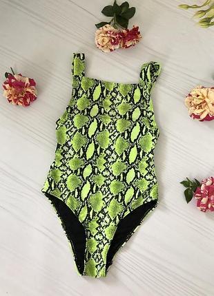 🥰 купальник в зміїний принт primark