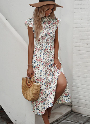 Shein квіткова легка сукня