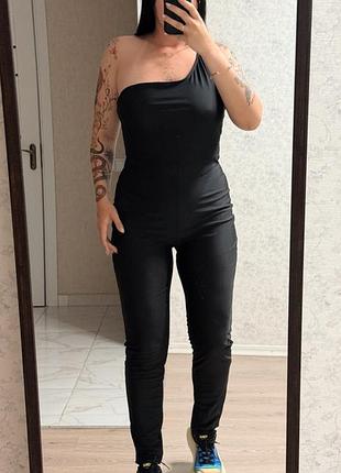 Новый комбинезон спортивный на одно плечо спорт