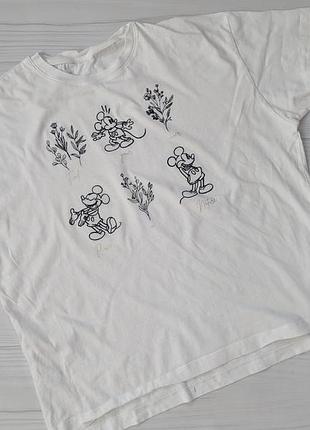 Футболка мінні мікі оверсайз  хл біла