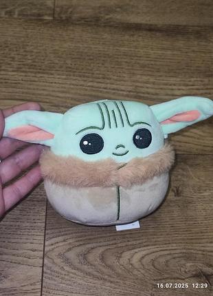 Squishmallows baby yoda star wars йода игрушка мягкая