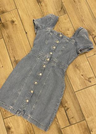 Плаття джинсове в обтяжку