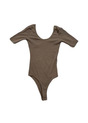 Бежевий боді zara