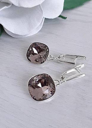 Сережки swarovski