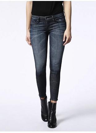 Джинси diesel жіночі super slim-skinny low waist