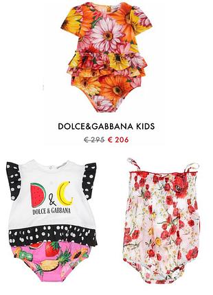 Боді пісочніки dolce gabanna