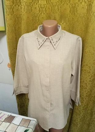 Блузка жіноча на гудзиках фасон сорочка розмір м
