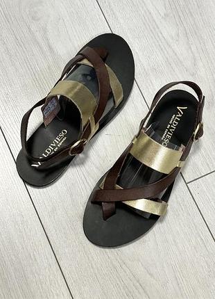 Сандалі жіночі з натуральної шкіри іспанія 35 36 розмір літні босоніжки