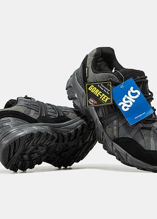 Мужские кроссовки asics gel-sonoma 15-50 gore-tex black grey 41-42-43-44-45-46