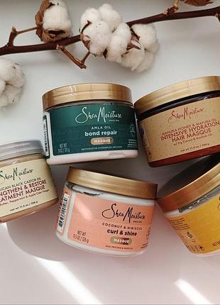 Маски для волос sheamoisture в ассортименте, 326 грамм