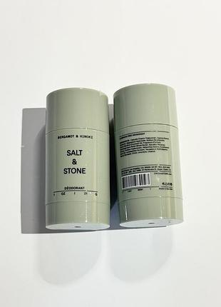 Натуральний дезодорант з ароматом бергамоту та хінокі salt & stone natural deodorant bergamot & hinoki formula nº 1, 28 g