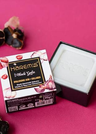 Мыло с черным чесноком harems (мужской аромат)