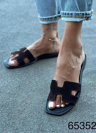 Шлепанцы женские натуральная замша 36-41р