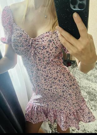 Платье в цветочек 6