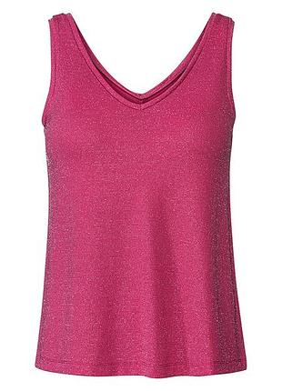 Топ из блестящей ткани для женщины esmara lycra® 428337 розовый