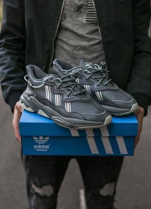 Adidas ozvego "dark grey"🆕 шикарные кроссовки адидас 🆕 купить наложенный платёж