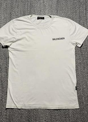 Футболка balenciaga біла m оригінал