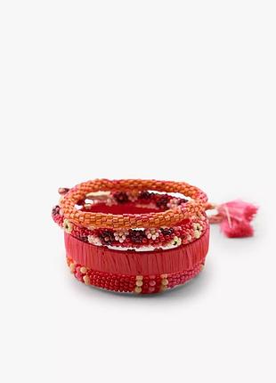 Набор браслетов с бисером