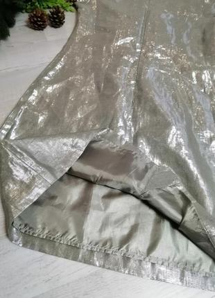 Сукня сріблястого кольору з нюансом5 фото