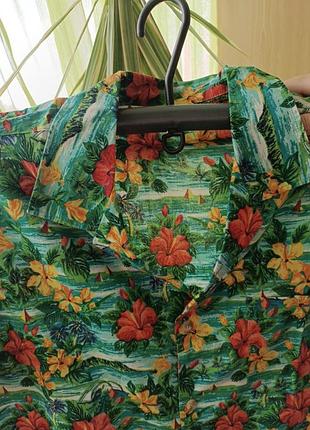 Рубашка гавайка мужская george р.xl