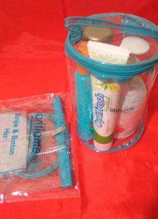 Косметичка "аквариум", на молнии, вместительная