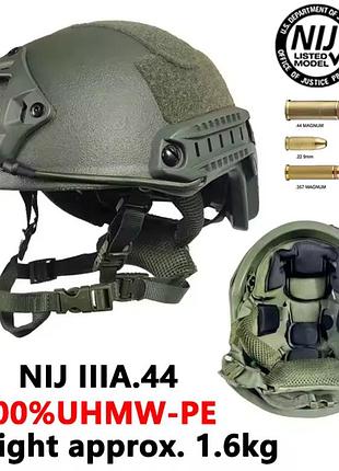 Балістичний шолом ach high cut kevlar nij iiia fast із системою wendy suspension pad